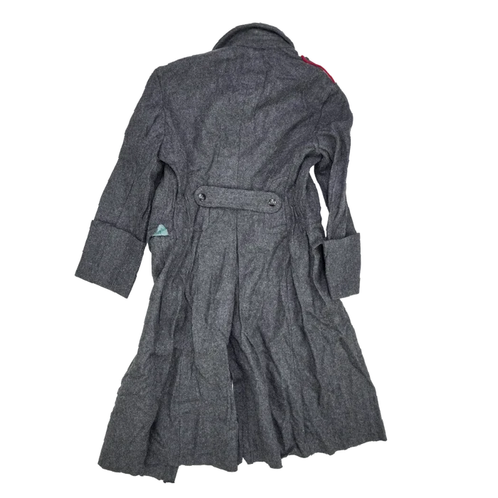 Bulgarian Dark Grey Wool Overcoat - Small - Bulgarian Army Surplus - Great Coats