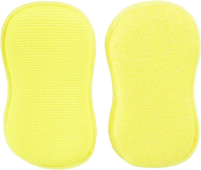 Bulk Pack of 120 Dual Action Cleaning Pads Microfibre Wipe Scrub