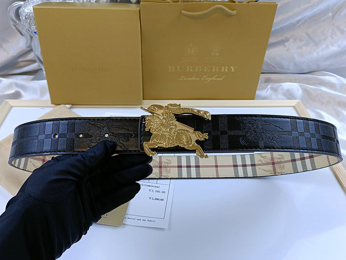 Burberry King Belt Black/Gold