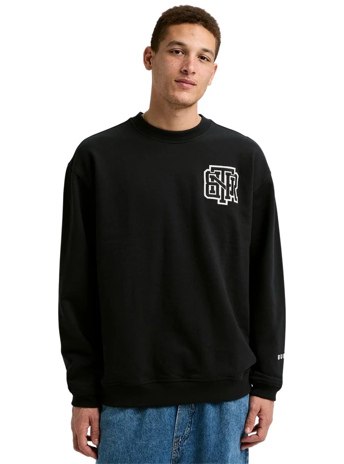 Product image of Burton Collegiate Crewneck Sweatshirt[Variant:True Black]