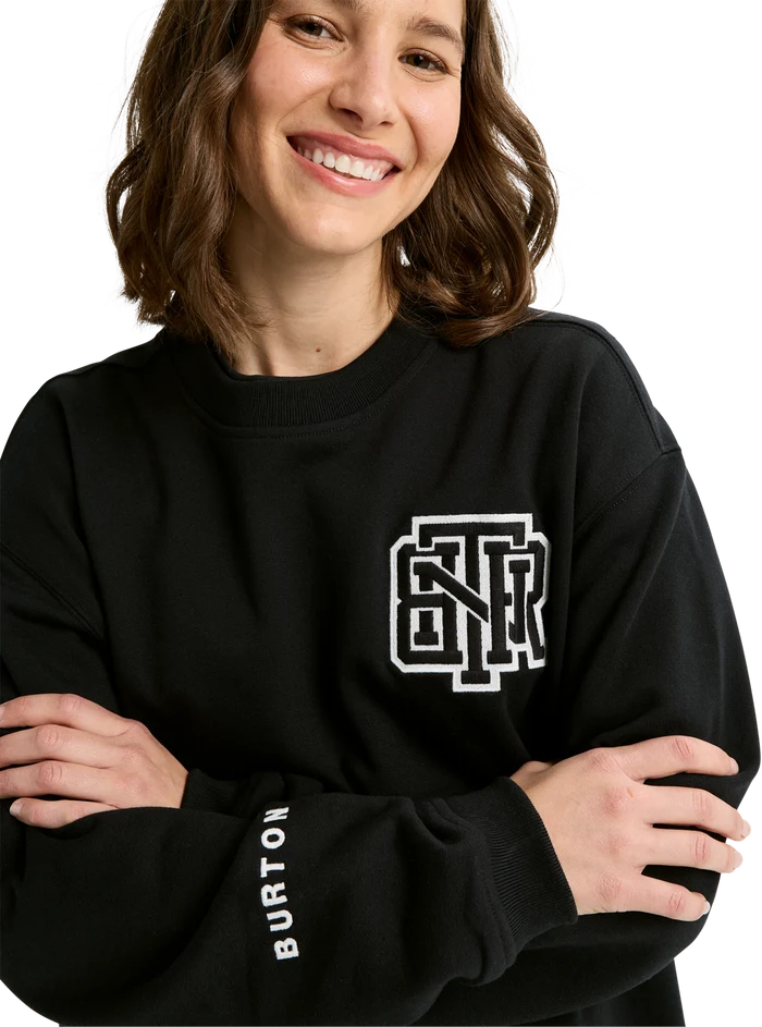 Product image of Burton Collegiate Crewneck Sweatshirt[Variant:True Black]