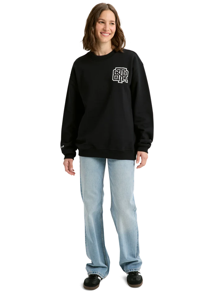 Product image of Burton Collegiate Crewneck Sweatshirt[Variant:True Black]