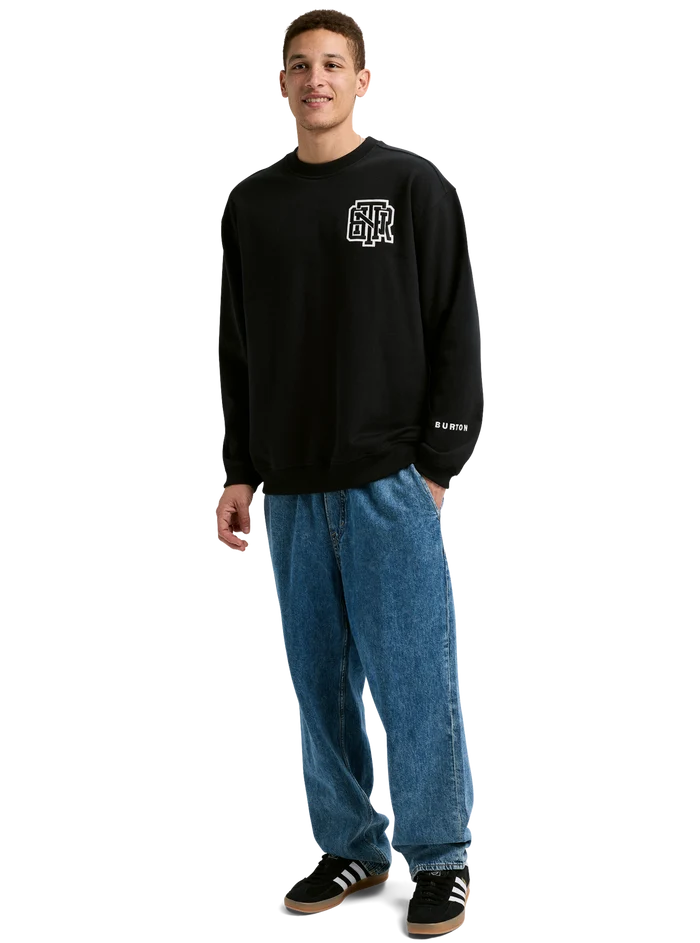 Product image of Burton Collegiate Crewneck Sweatshirt[Variant:True Black]