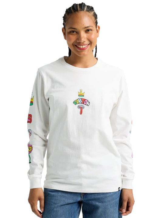 Product image of Burton Counterbalance 26 Long Sleeve T-Shirt[Variant:Stout White]