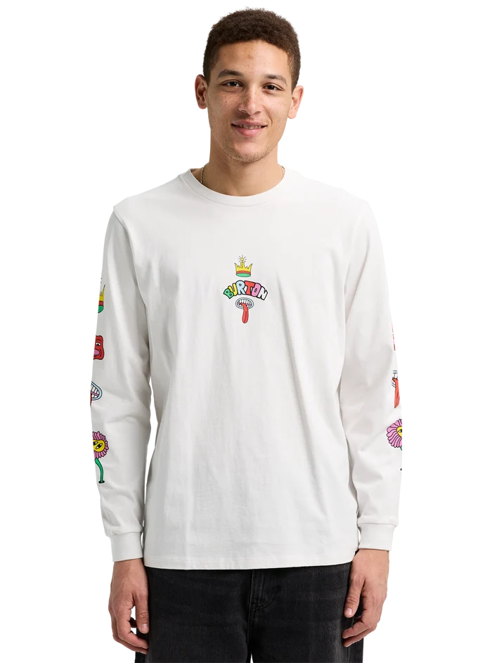 Product image of Burton Counterbalance 26 Long Sleeve T-Shirt[Variant:Stout White]
