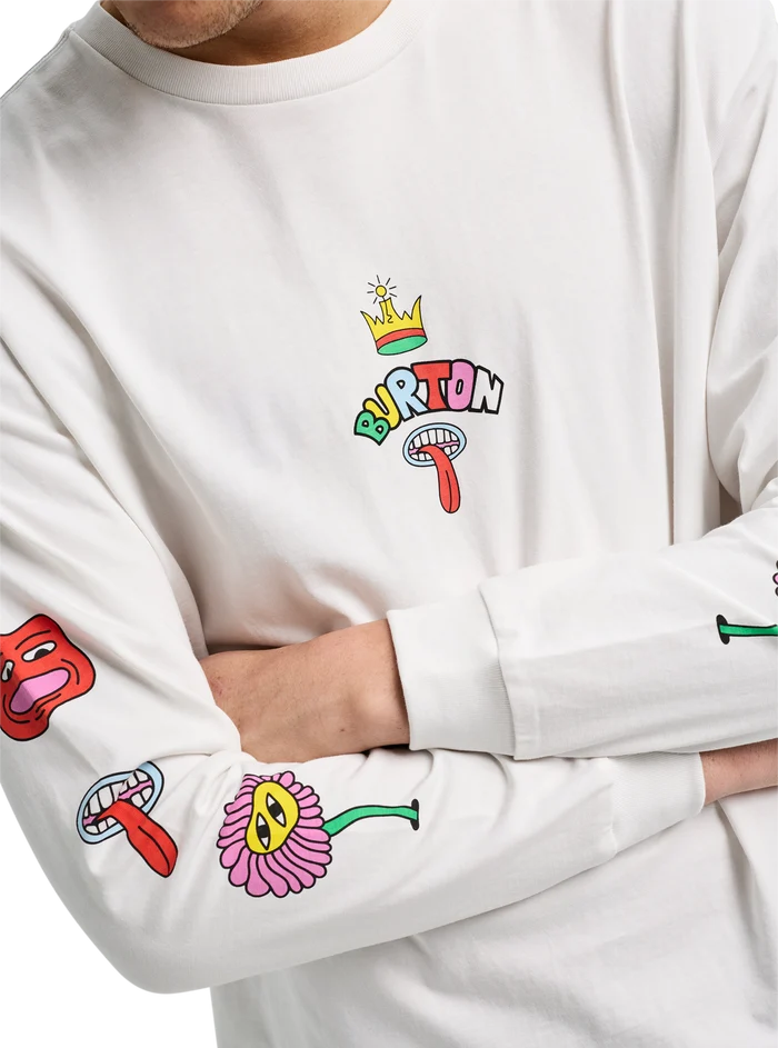 Product image of Burton Counterbalance 26 Long Sleeve T-Shirt[Variant:Stout White]