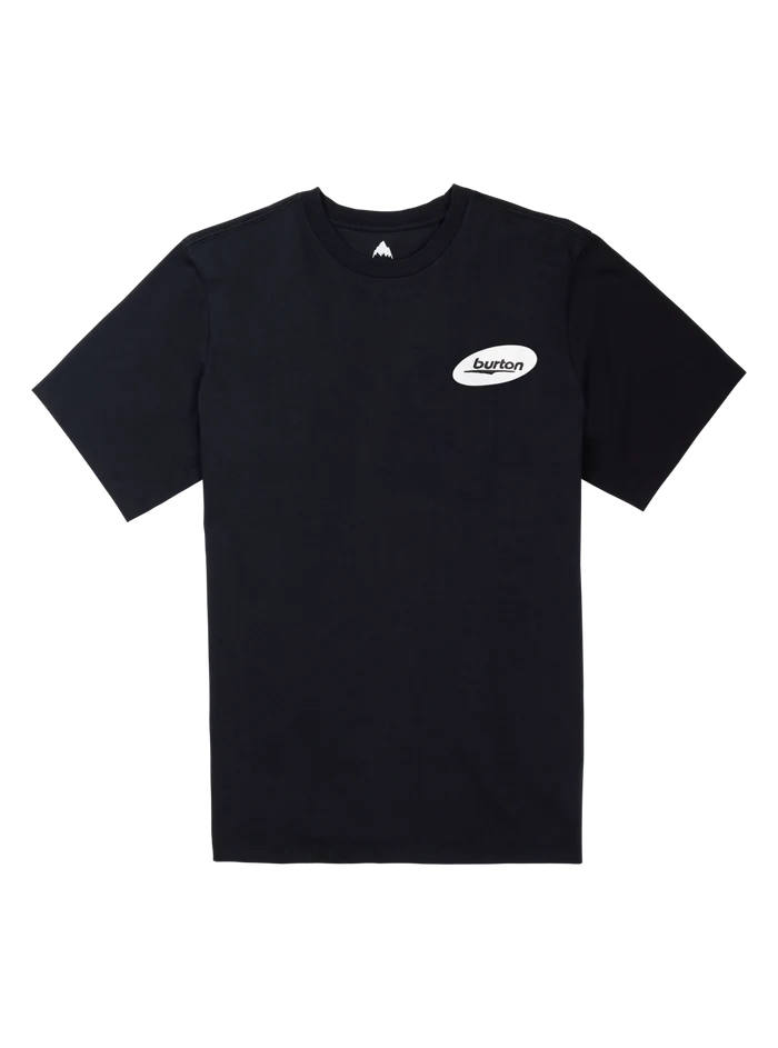 Product image of Burton Heavyweight Logo Short Sleeve T-Shirt[Variant:True Black]