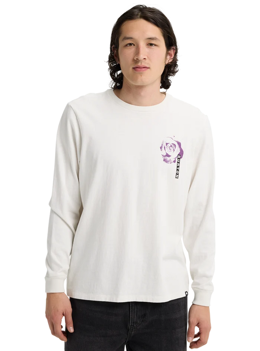 Product image of Burton Heavyweight PJ Artist Long Sleeve T-Shirt[Variant:Stout White]