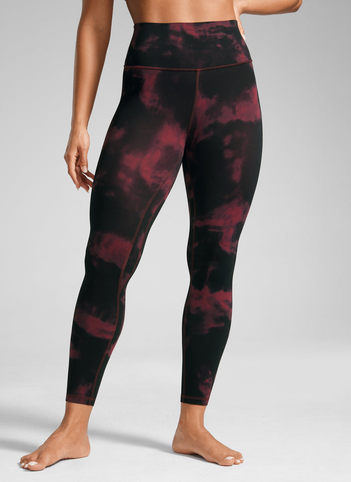 Burgundy Tie Dye Flowers / XXS
