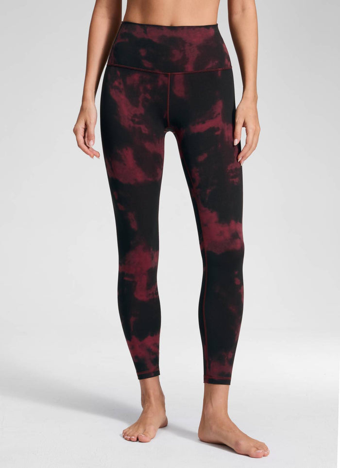 Burgundy Tie Dye Flowers / XXS