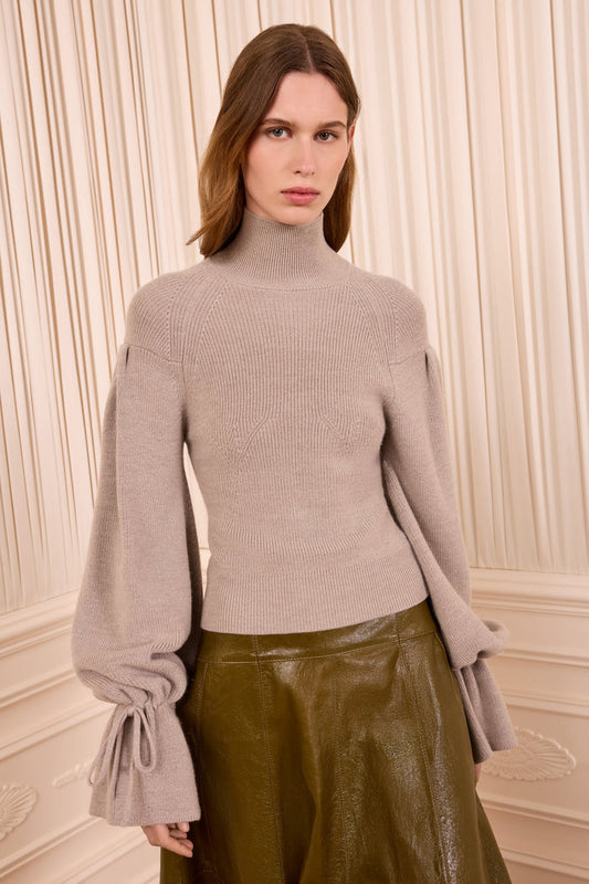 Camille Knit Pullover - Pebble