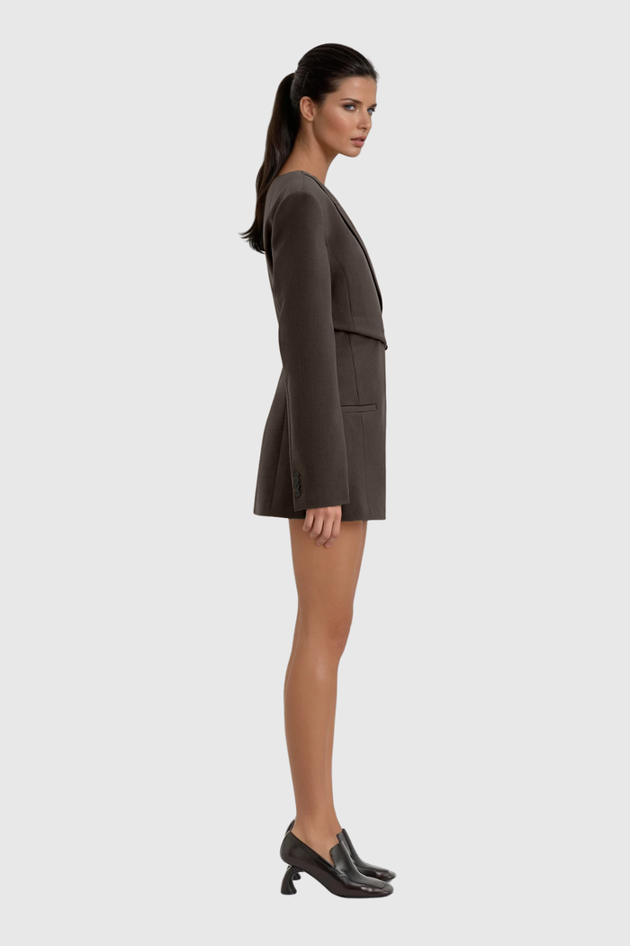 Caner Asymmetric One Shouder Blazer