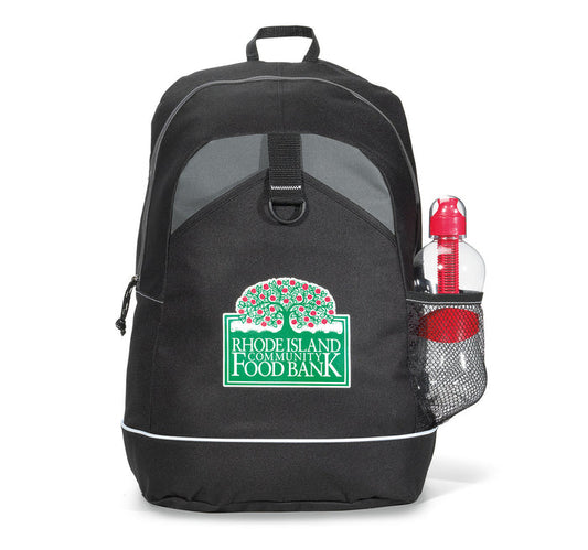 Canyon Backpack - Black | Custom Branded | Lemon Print