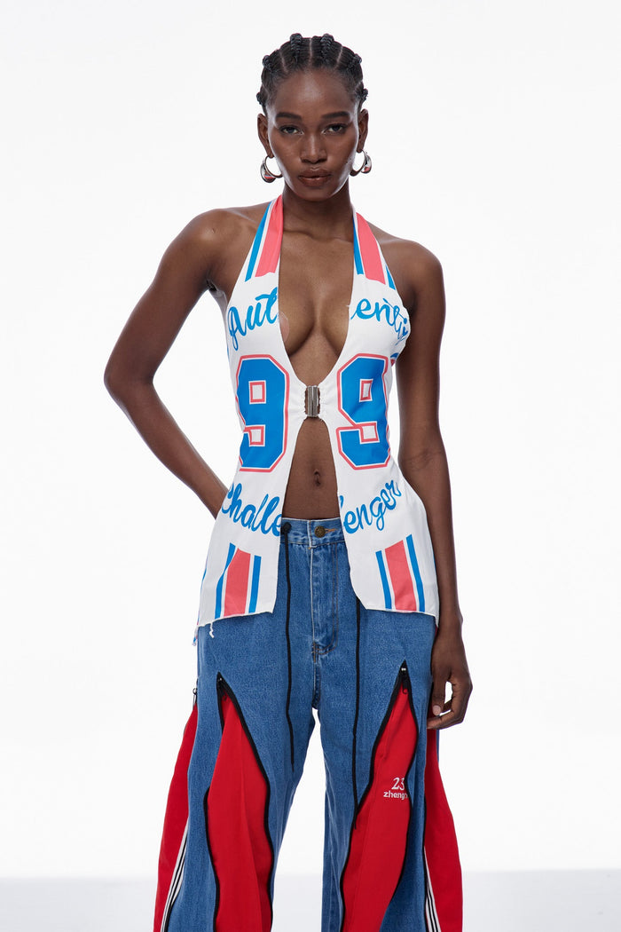 capucine-plunge-halter-neck-print-top