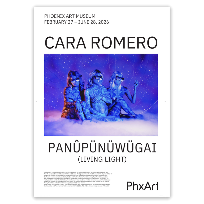 Cara Romero Panûpünüwügai (Living Light) Exhibition Poster