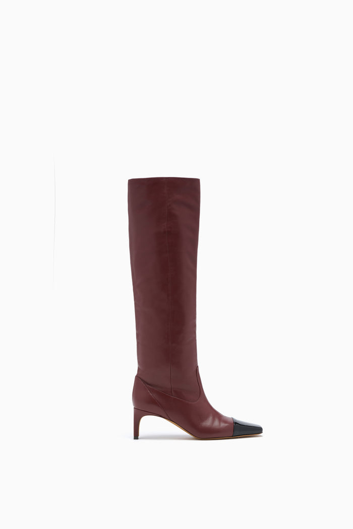 Carlyle Knee High Boot - Mahogany
