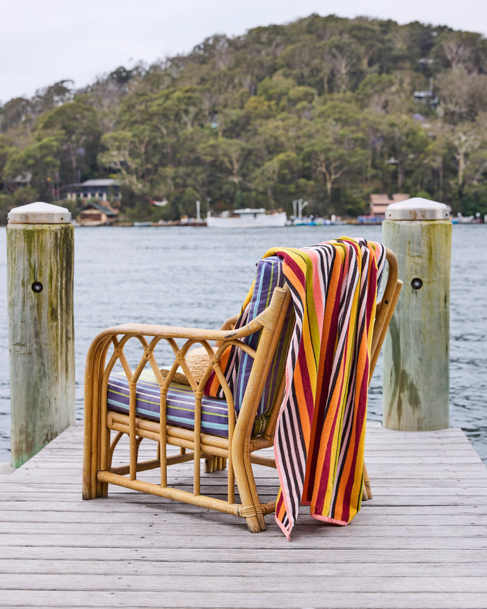 Casablanca Stripe Terry Beach Towel