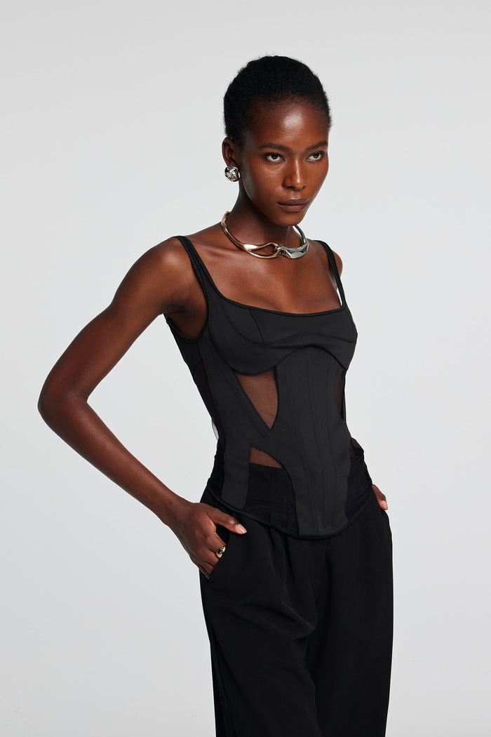 chana-corset-mesh-see-through-top-in-black