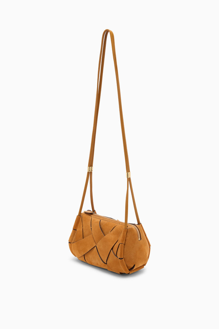 Canyon Suede Hand-Woven Camera Bag - Three Quarter View | Ulla Johnson