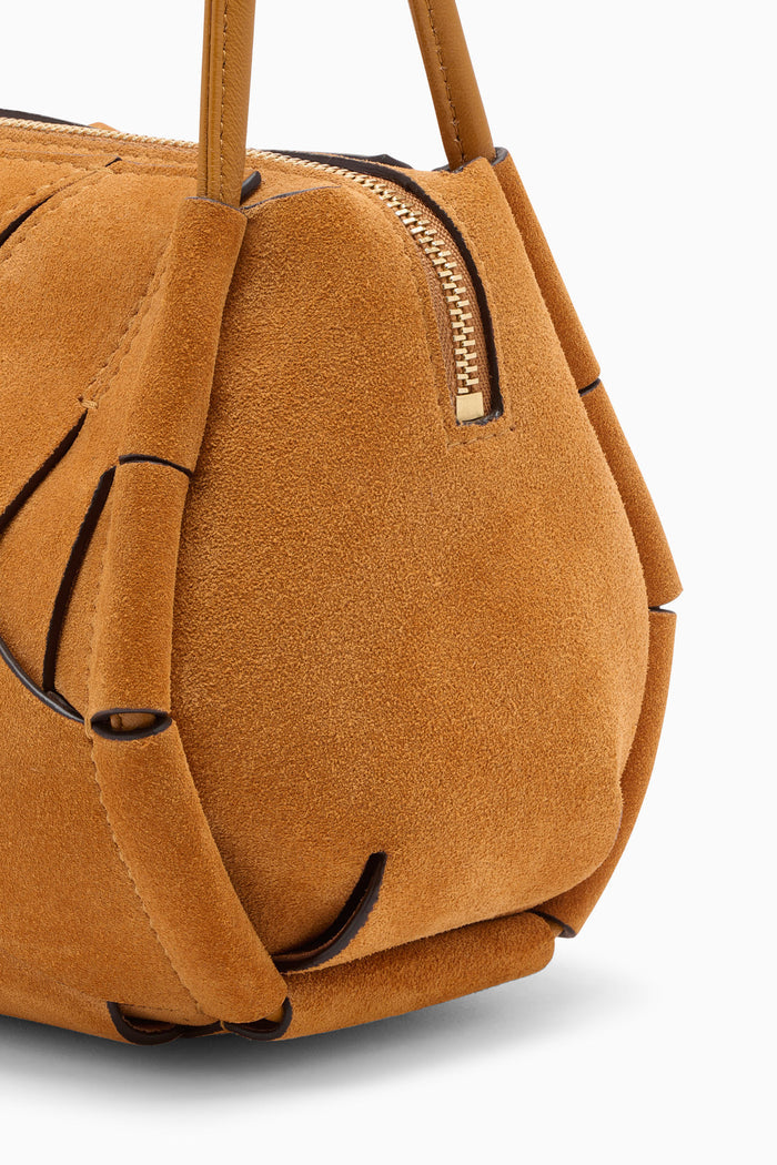 Canyon Suede Charlotte Bag - Woven Detail Close-Up | Ulla Johnson