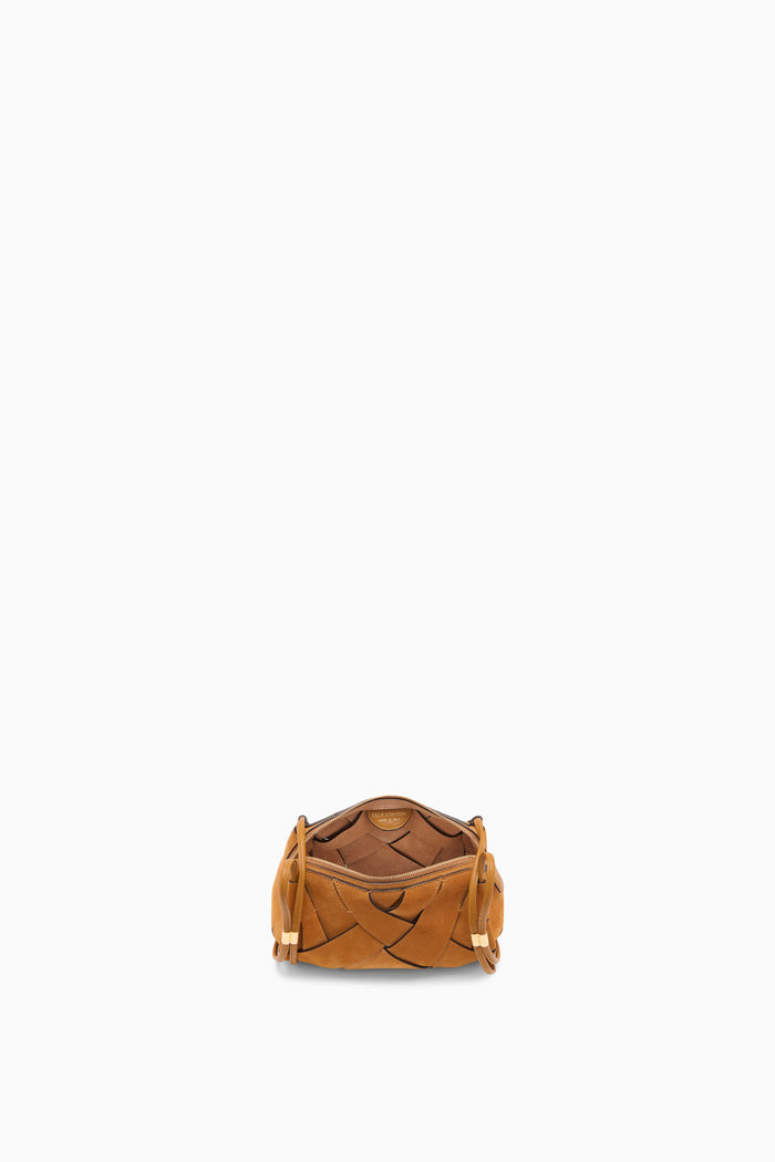 Canyon Suede Designer Camera Bag - Interior View | Ulla Johnson