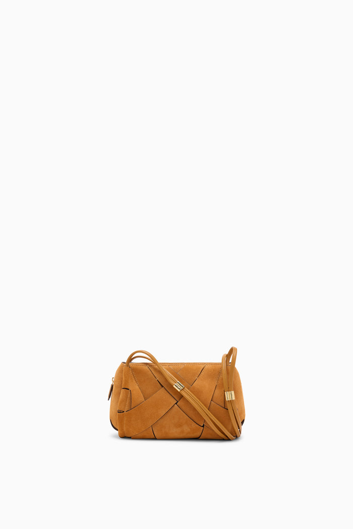 Canyon Suede Charlotte Crossbody Bag - Flat Lay | Ulla Johnson