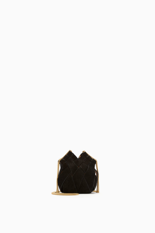 Charlotte Mini Crossbody with Chain - Noir