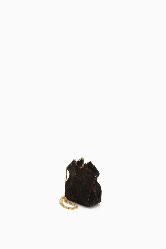 Charlotte Mini Crossbody with Chain - Noir