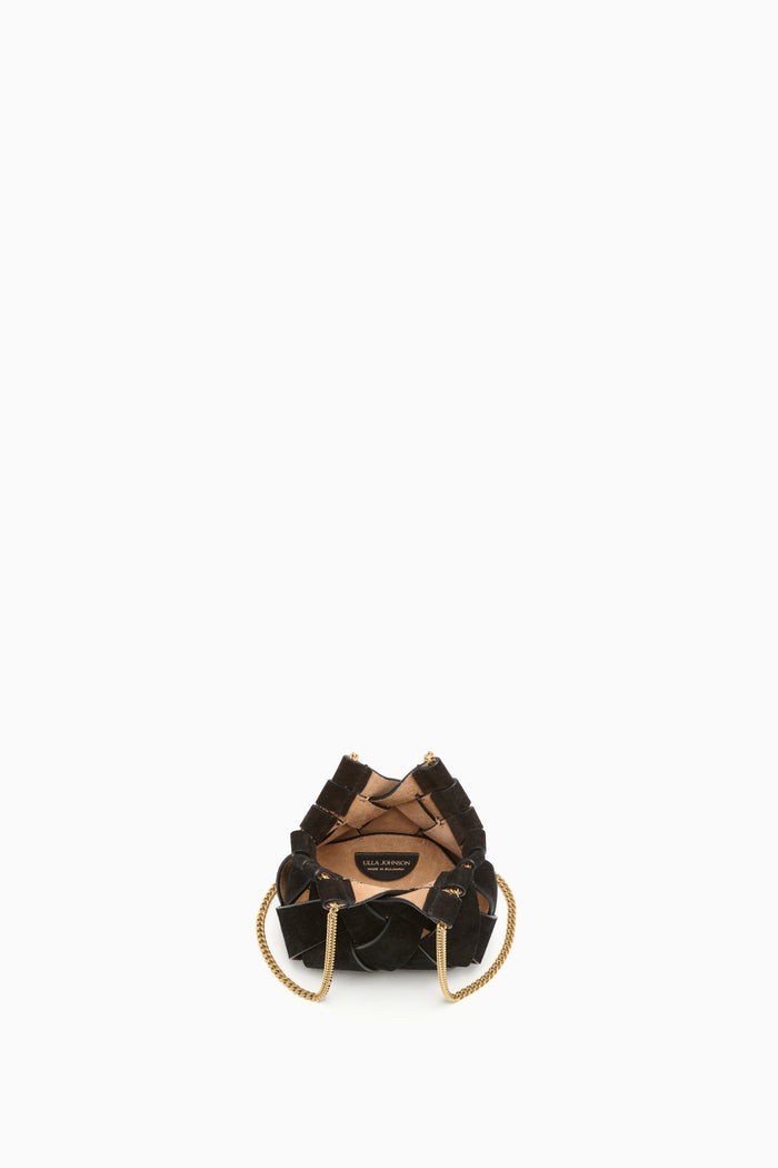 Charlotte Mini Crossbody with Chain - Noir