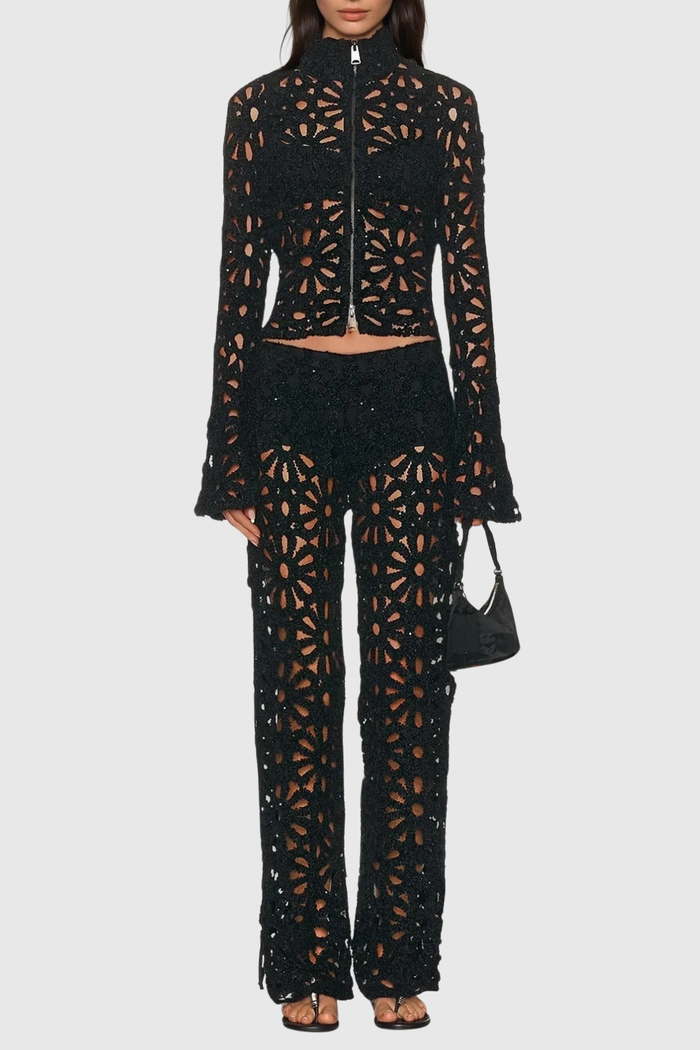 clarette-floral-cutout-top