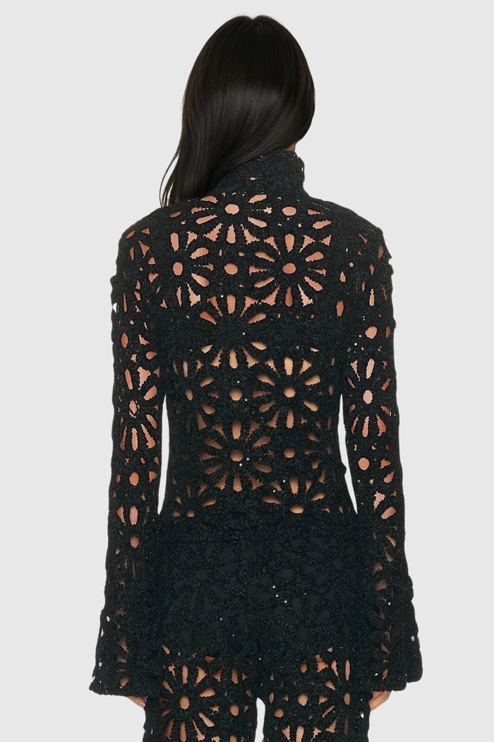clarette-floral-cutout-top
