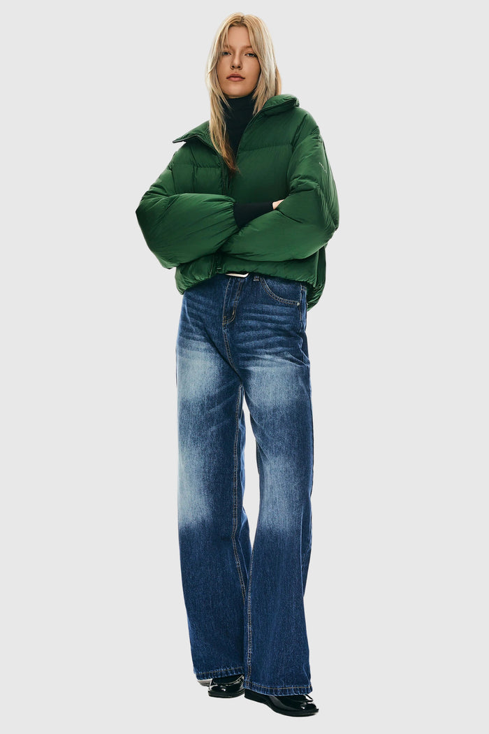 Orolay-Puff-O Classics Short Oversized Down Coat-#color_Formal Garden
