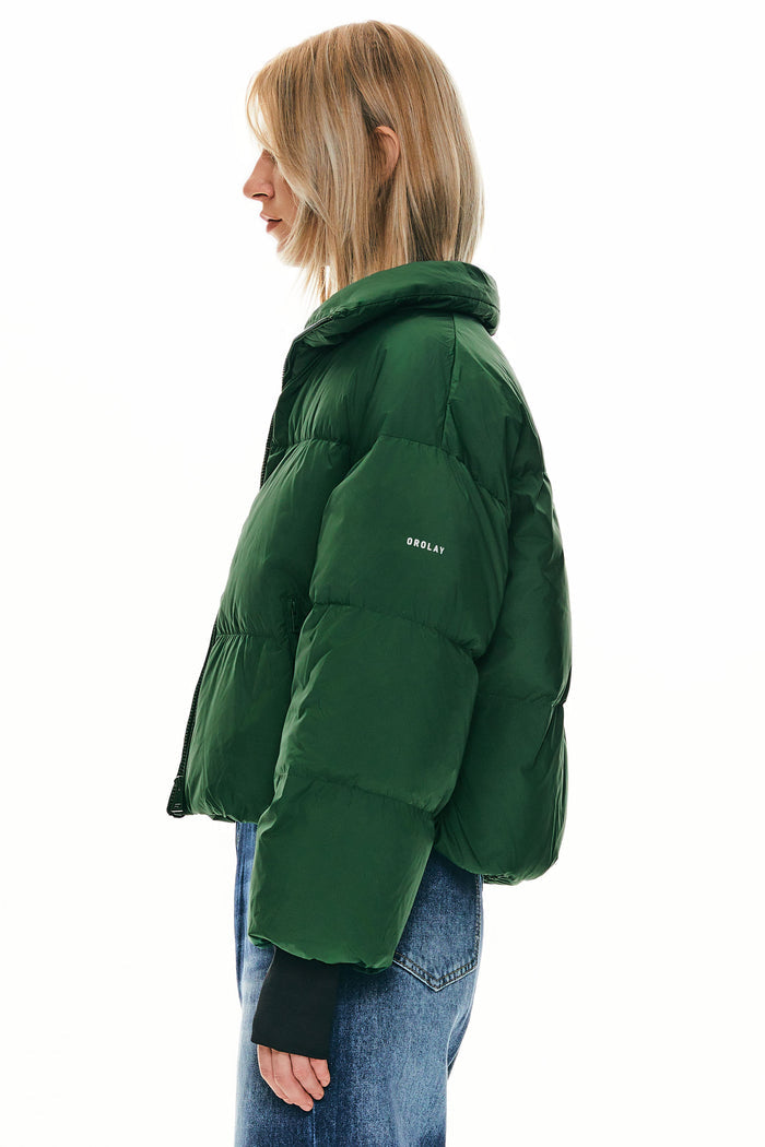 Orolay-Puff-O Classics Short Oversized Down Coat-#color_Formal Garden