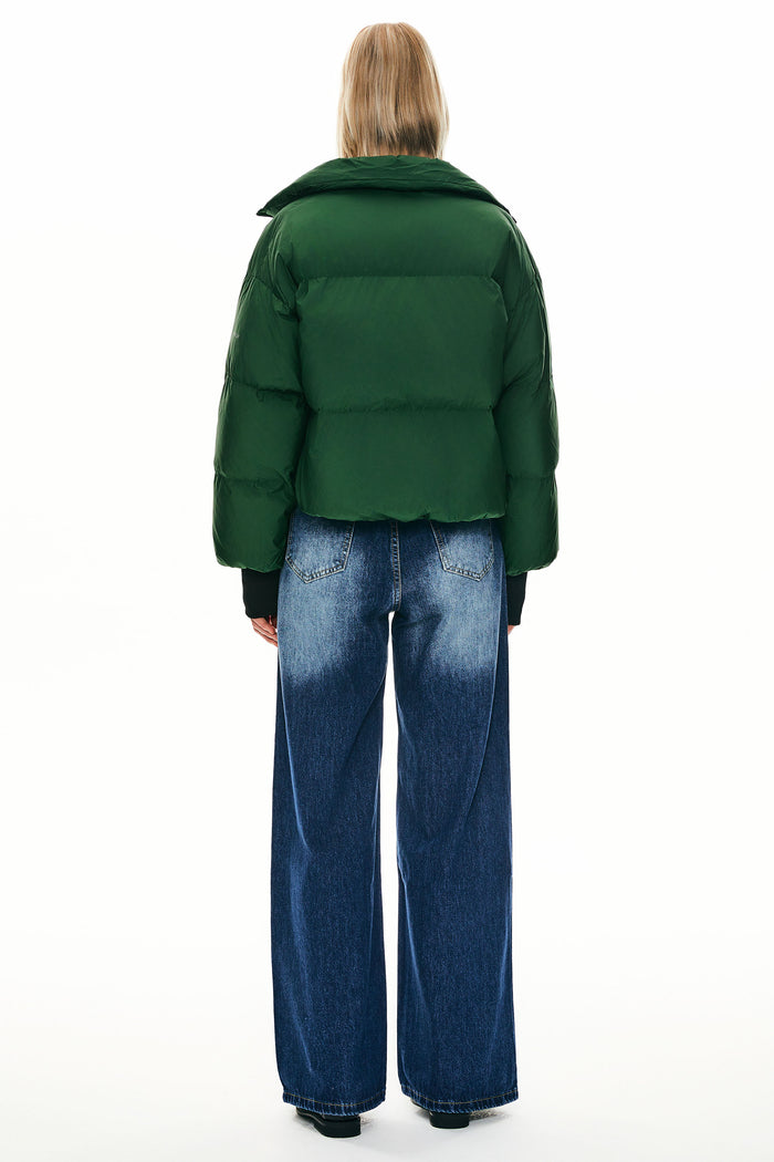 Orolay-Puff-O Classics Short Oversized Down Coat-#color_Formal Garden