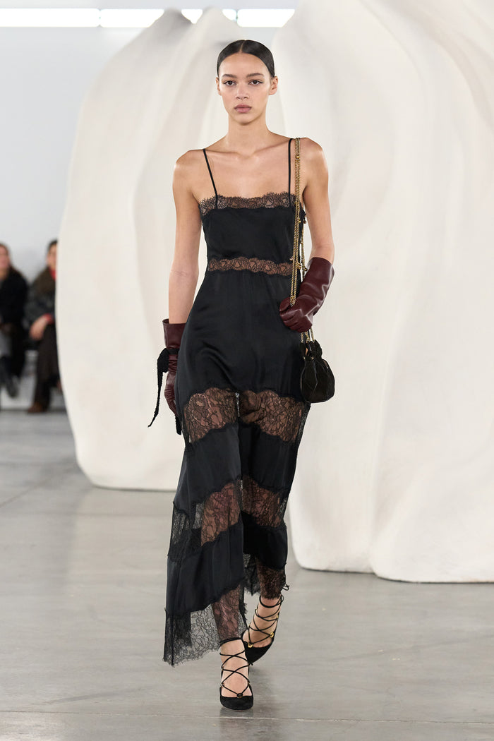 Coco Sleeveless Silk Dress - Noir