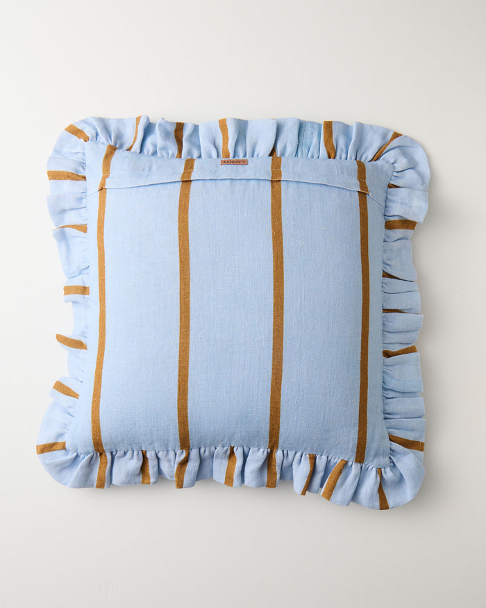 Como Stripe Frill Upholstery Cushion