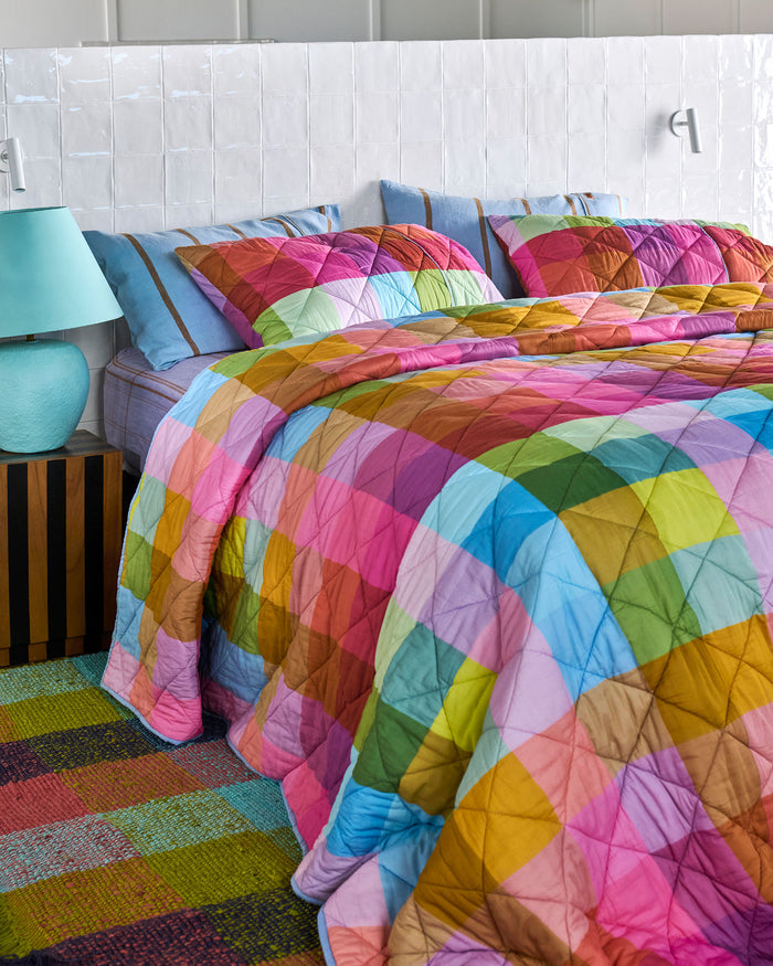 Como Stripe Linen Pillowcases