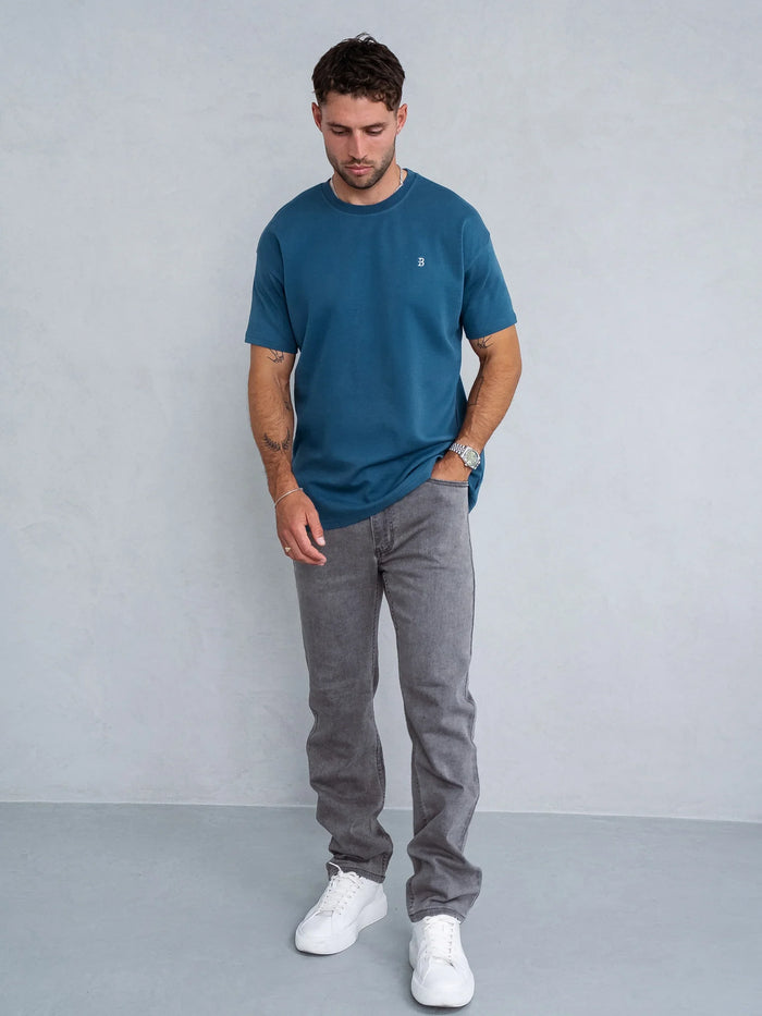 Conrad Relaxed Anchor T-Shirt - Teal Green