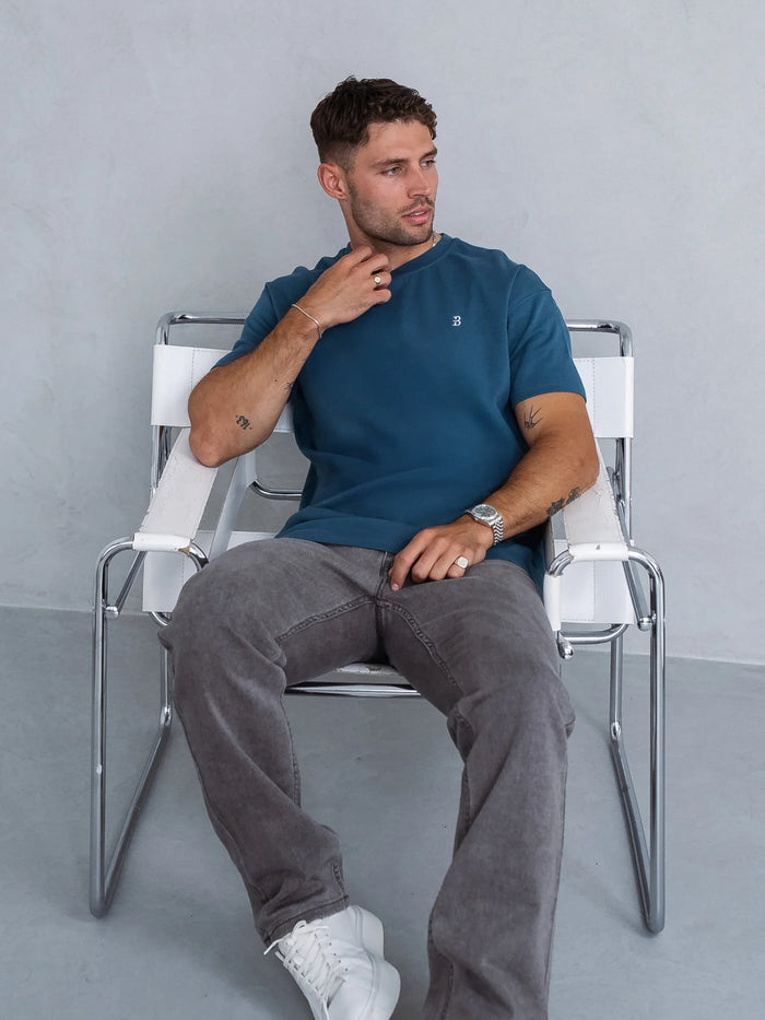 Conrad Relaxed Anchor T-Shirt - Teal Green