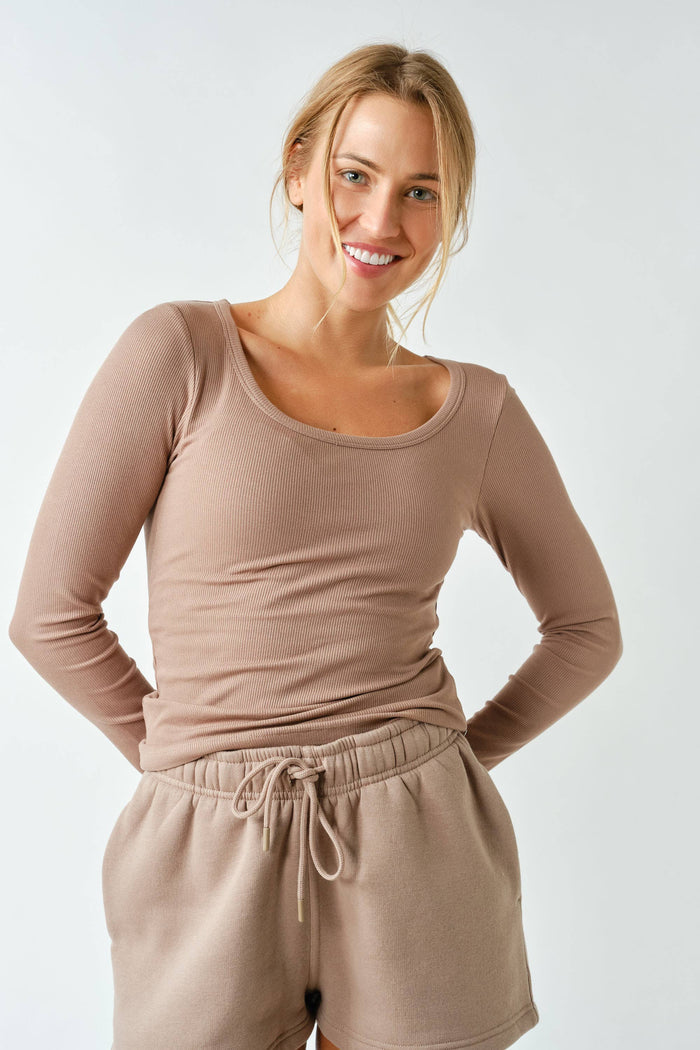 CoreClassic Built-In Bra Long Sleeve Top