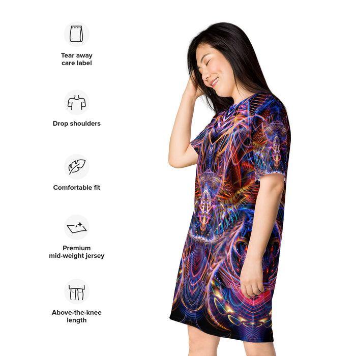 Cosmic Noise T-shirt Dress
