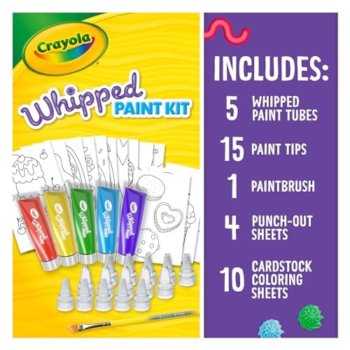 whipped paint kit details of what's included from ize of box