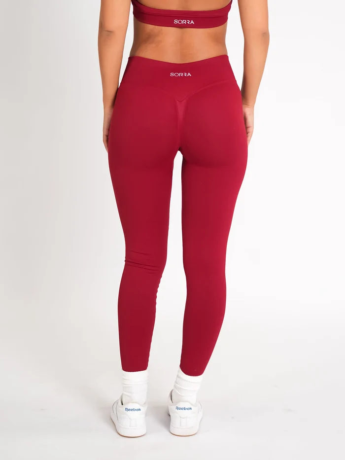 CurveContour Sculpt Leggings Cherry Bomb