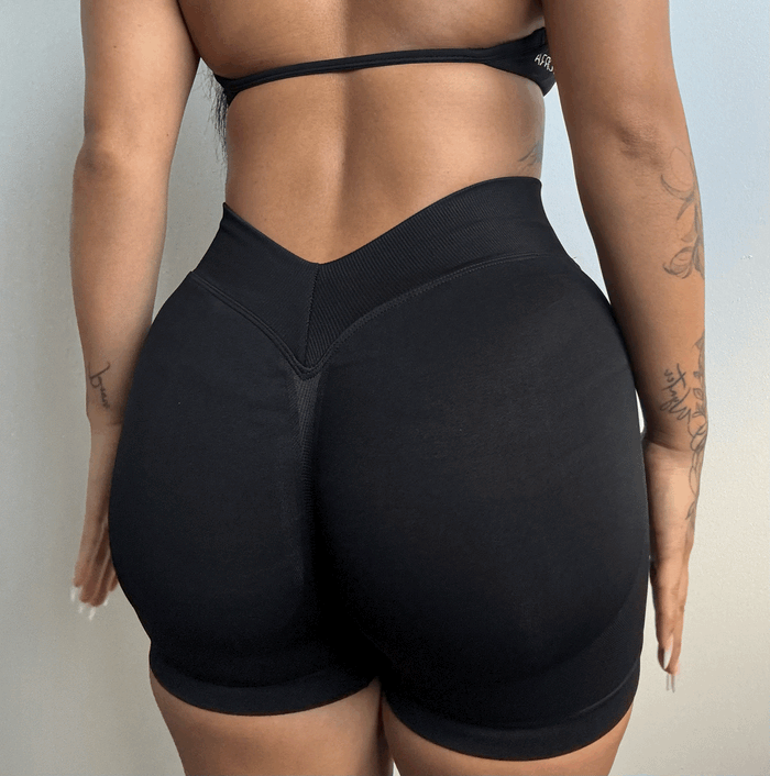 CurveContour Sculpt V-Back Shorts Classic Black