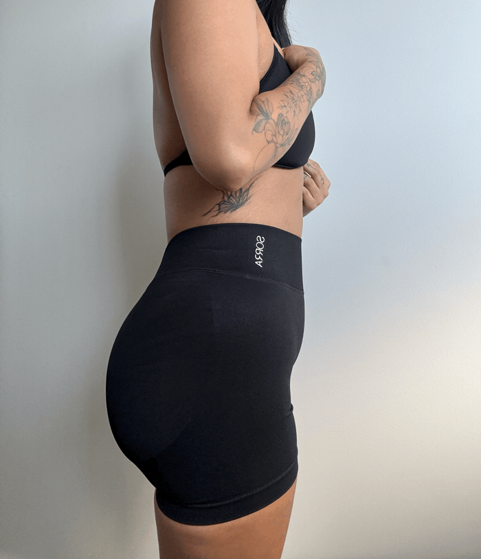 CurveContour Sculpt V-Back Shorts Classic Black