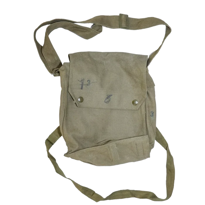 Czech Army Canvas Gas Mask Bag - Czech Army Surplus - Pouches