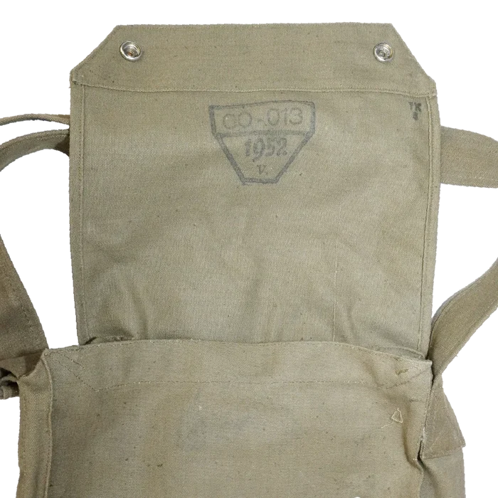 Czech Army Canvas Gas Mask Bag - Czech Army Surplus - Pouches