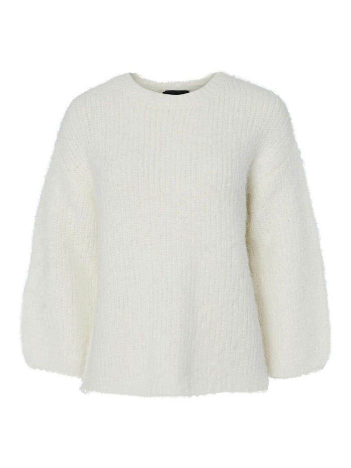 Dalaila Knitted Jumper (Cloud Dancer)
