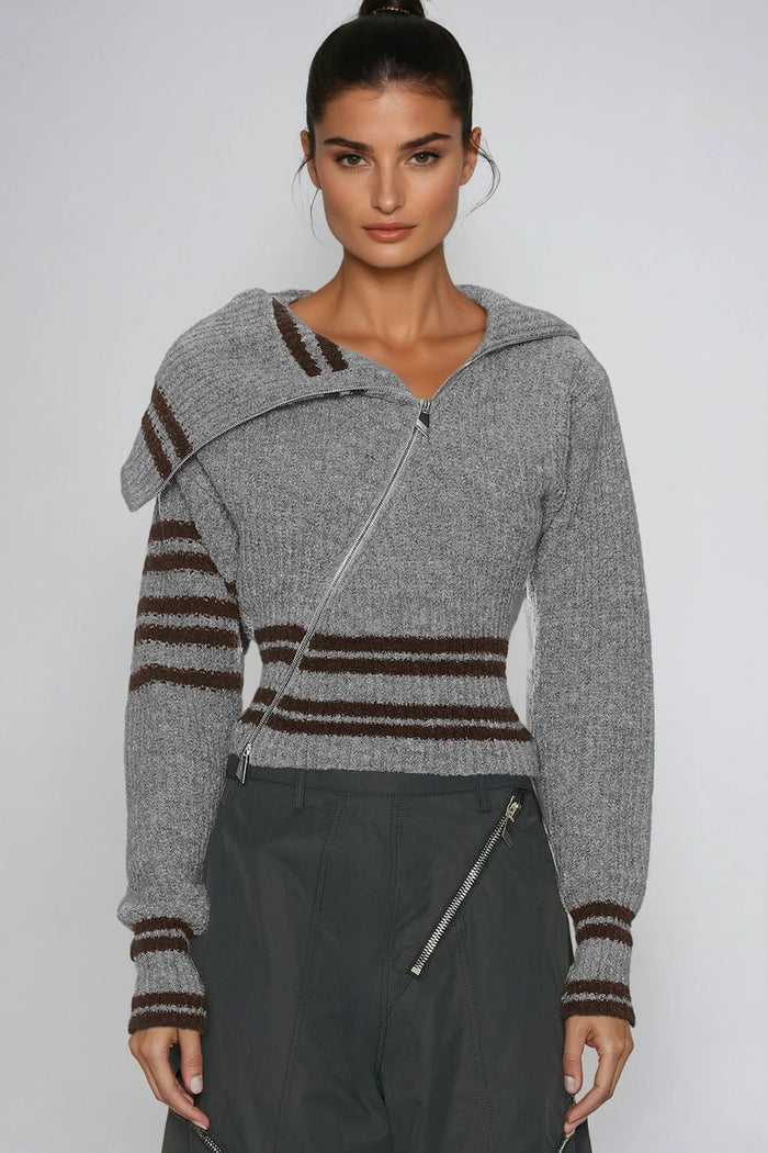 deianira-zipper-asymmetric-knit-top