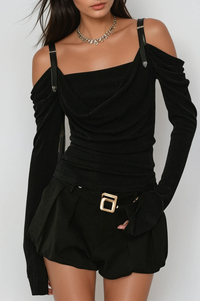 derren-off-shoulder-deconstruct-ruch-top-in-black